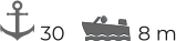 30              8 m